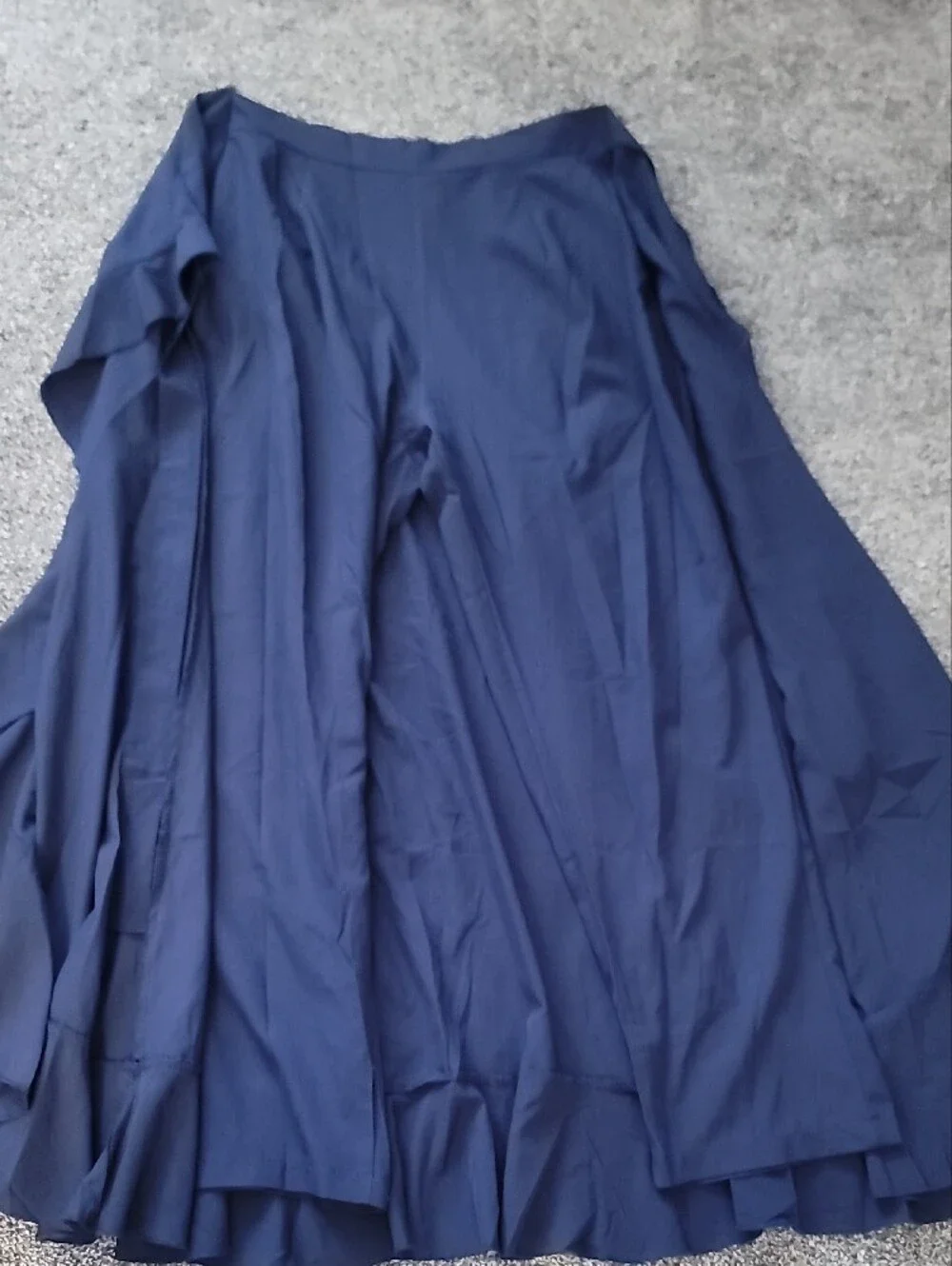 Women's Navy Blue Full Circle Skirt